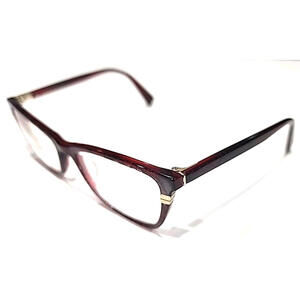 Seraphin Bluff 8282 Red Square Cat Eyes Eyeglasses 52-17 140 Japan